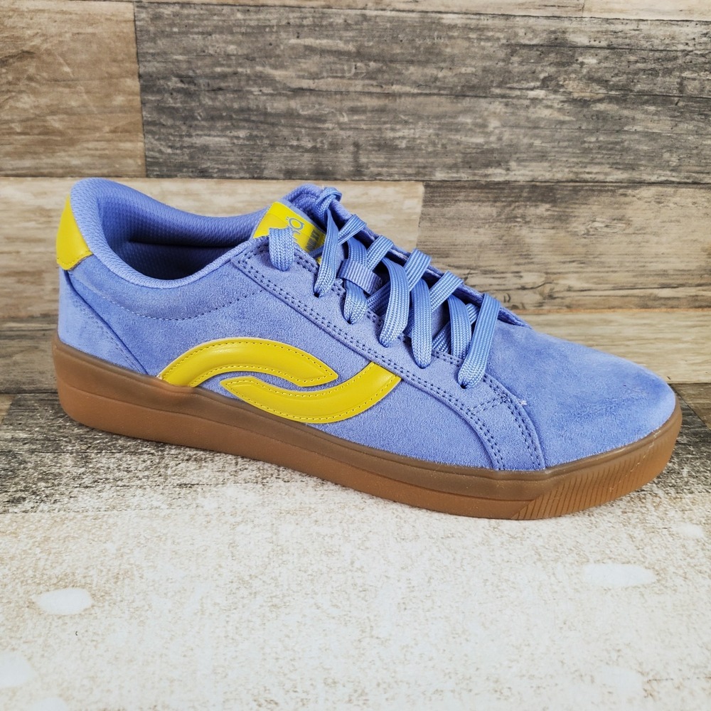 Ryka Viv Next Womens Shoes Sz 9.5 M Athletic Running Blue Yellow Suede Sneakers